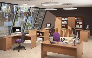 Мебель для персонала IMAGO четыре рабочих места, стол для переговоров в Хабаровске - предосмотр 2